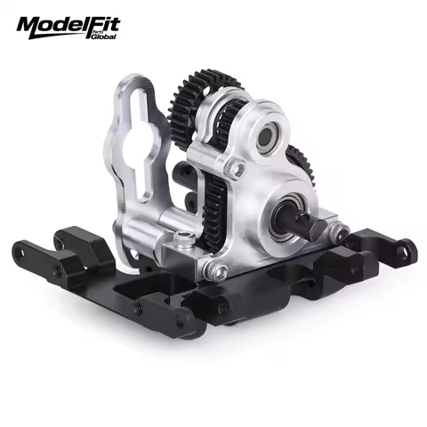 Ultralight NOD-24 Micro Transmission Delrin Skid Plate LCG Gearbox for 1/24 SCX24 RC Crawler Compact