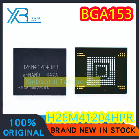 (5/10pieces) H26M41204HPR 5.1 8GB font BGA153 EMMC memory chip IC 100% new original consumer electro