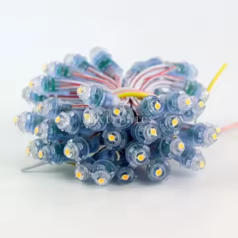 500PCS DC12V F9MM Led Pixel String Lights Single Color LED Modules Waterproof IP67 for Outdoor Sign 