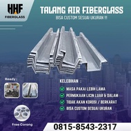 Talang air pergudangan,Talang air rumah fiberglass custom