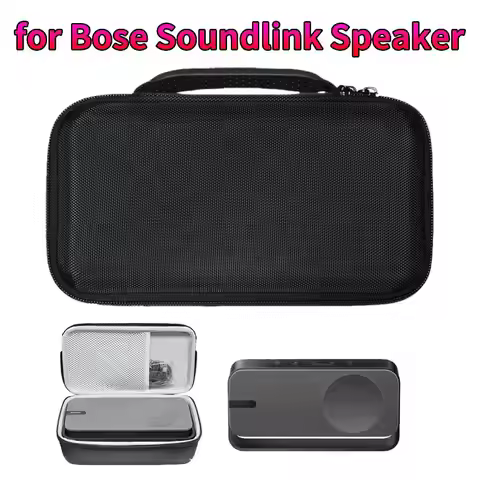 Hard Carrying Case for Bose Soundlink Home Speaker & Charging Cable Hard Travel Speaker Case Anti-Sc
