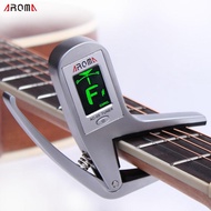 Aroma คาโป้กีตาร์ + เครื่องตั้งสายกีตาร์ 2in1 รุ่น AC-05 (Capo & Guitar Tuner Device)
