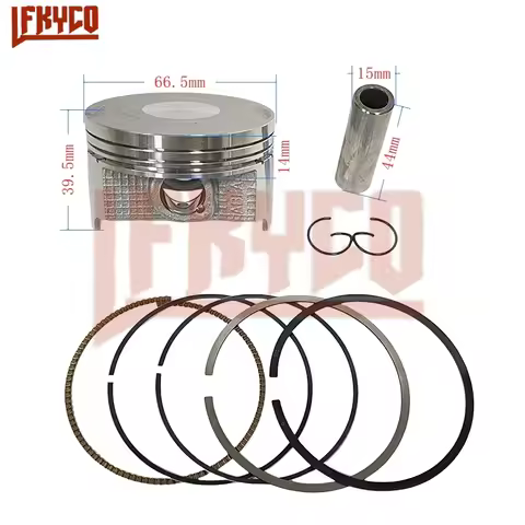 Motorcycle Engine Parts 66.5mm Piston Kit Motor For Hero Hunk 190 R Xpulse 200 Thriller200 XPULSE 20