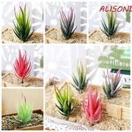 ALISOND1 Simulation Aloe, PVC DIY Artificial Succulents Plants, Fake Plants Mini Realistic Fake Plants Home Decoration