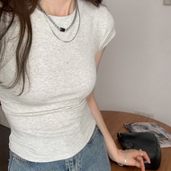61869 Comfortable Skinny Short-Sleeved T-Shirt Top Women