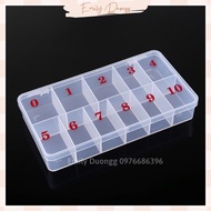 False nail box, plastic nail box