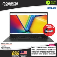 Asus Vivobook GO 15 Laptop (E1504G-ANJ325WMS/ANJ327WMS) INTEL CORE I3-N305 | INTEL UHD GRAPHICS