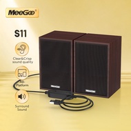 MeeGoo Desktop Speaker Bluetooth + Wired Dual Mode Speaker with Wired Switch蓝牙音响