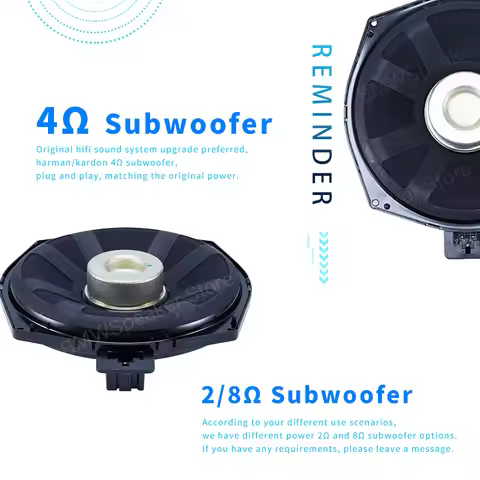 8 Inch Car Subwoofer Speaker For BMW F30 F10 F25 X3 X1 F20 F22 F46 1 3 Series X5 Bass Woofer Loudspe