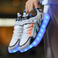 Children Runaway Shoes Roller Skate Girls Shoes Roller Walking Shoes Hidden Skate Skate Laces Wheel 