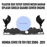 MESIN 74111 SNA Plastic Engine Cover Lower Engine Deck Cover Splash Shield Guard HONDA Civic FD FD1 