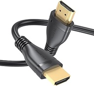 8K HDMI Cable 3.3FT/1M, 8K@60Hz 4K@120Hz 48Gbps Ultra High Speed HDMI Cable, HDMI 2.1 Monitor Cord with HDCP 2.2&amp;2.3, HDR, VRR, eARC, Dolby, Compatible with PS5, XBox, Roku, HDTV, Laptop and More