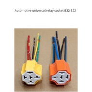 Relay Base Ceramic 5-pin Plug Automotive Pure Copper 5-pin 5-pin High Temperature Resistant Ceramic 