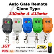 🥗Auto Gate 2-Channel Remote Control Clone Copy Duplicator 330mhz / 433mhz O0CA