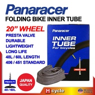 PANARACER Race Japan Inner Tube for Folding Bike 20 inch 28/451 32/451 32/406 20x1 1/8 20x1.5 20" Bicycle Wheel Tubes