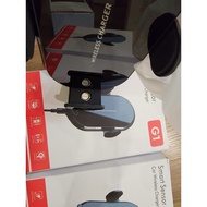 Giá đỡ điện thoại trên ô tô kèm sạc không dây kẹp tự động G1 G16 G2 66W gắn cửa khe gió điều hoà xoa