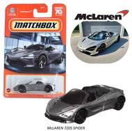 MATCHBOX : McLAREN 720S SPIDER รุ่น โมเดลรถเหล็ก ของเล่น ของสะสม ลิขสิทธิ์แท้ (ในร้านมีให้เลือกมากกว่า500แบบ) แม็คบล๊อค โมเดลรถ ของเล่น MB1F7