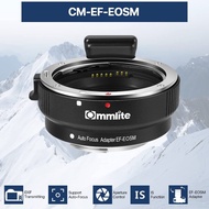 Commlite CM-EF-EOS M Auto-Focus Lens Mount Adapter Compatible with Canon EF/EF-S Lens to EOS M (EF-M