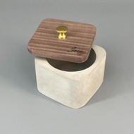 玩柅 160g 圓方水泥收納盒【 DIY材料包】