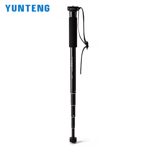 YT-218 Photography Monopod Aluminum Alloy 1/4 Inch Screw Mount 37-152cm Adjustable Height Max. Load