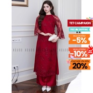 Tham Nguyet NGADO ao dai, Tet ao dai, modern ao dai, traditional ao dai