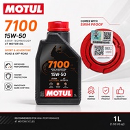 MOTUL 7100 1L 15W50 10W40 MINYAK HITAM MOTUL MOTU OIL MOTOR OIL