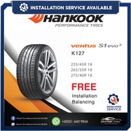 [𝗜𝗻𝘀𝘁𝗮𝗹𝗹𝗮𝘁𝗶𝗼𝗻 𝗣𝗿𝗼𝘃𝗶𝗱𝗲𝗱] 255/45r18 265/35r18 275/40r18 Hankook Ventus s1 evo3 k127