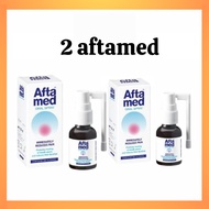 2 Items AFTAMED ORAL SPRAY 20ml - ulcer/sakit mulut,lidah/HFMD