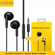 Realme Buds Classic Earphone 3.5mm Audio Jack Type-C USB Headphones Stereo Earbuds SuperBass Sound F