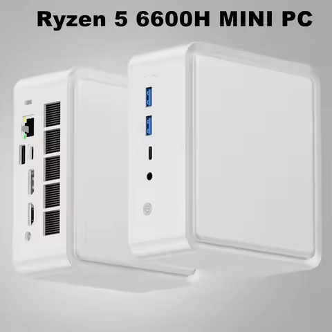 Z66 Ryzen 5 6600H MINI PC Windows 11 Pro DDR5 PCIe 3.0 SSD WIFI6 BT5.2 2.5G USB4.0 Lan Desktop Offic