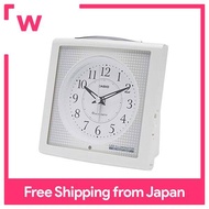 CASIO Alarm Clock Radio Wave White Analog Always On TQT-251NJ-7BJF