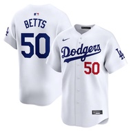 Men's MLB Los Angeles Dodgers Mookie Betts White Home Baseball Jersey