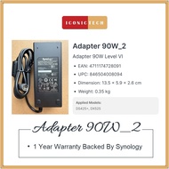 Synology 90W_2 Adaptor (Mini-DIN Connector) AC Power Adapter For DS425+ , DX525