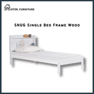 MF SNUG Wooden Single Bedframe Single Size Bed Frame Single Bed Frame Katil Single Katil Bujang Murah Katil Kayu Single