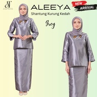 ALEEYA BAJU KURUNG KEDAH SHANTUNG SILK MUSLIMAH PLAIN  Clothing Sets NEW ARRIVAL