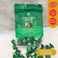 DIAMOND TWIST CHOCOLATE – PISTACHIO KUNAFA MILK CHOCOLATE Pistachio Kunafa Dubai Chocolate