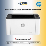 HP A4 MONO LASER JET PRINTER 108A/108W