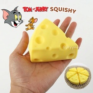 [JEYYNOU SQUISHY] READY Tom & Jerry Cheese Cake Squishy Cheese Squishy/ Soft & Slow Squishy/ Festive