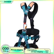 [Jocestyle Outdoor Mall]Fall Protection Safety Harness with Back & Side D-Rings Full Body Roofing Co