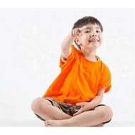 Cotton T Shirt Baju Kosong Budak / Kid Plain Shirt Short Sleeve