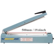 Impulse Bag Sealer 20 Inch/500 mm PFS-500 Manual Plastic Bag Heat Closer, Heat Sealing Machine Pure 