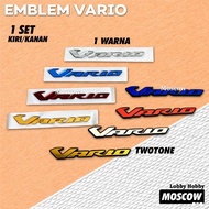 3D RAISED VARIO EMBLEM / SET OF 2 PCS 3D RAISED LOGO EMBLEM CLICK DECAL EMBLEM BADGE BODY / HONDA CL