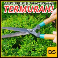 LOKAL New Grass Shears with Local Wood Handles for Gardens, Branches, Twigs, Leaves, Fence