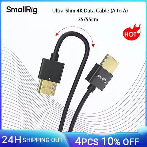 SmallRig Ultra Slim 4K Cable 35cm/ 55cm Ports For BMPCC 6K DSLR Camera/Monitor/Wireless Video Transm
