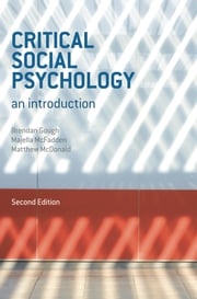 Critical Social Psychology Brendan Gough
