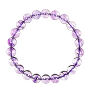 【正佳珠寶】紫超七 頂級冰淨體紫超七 8.4-8.8mm 紫超七水晶手珠