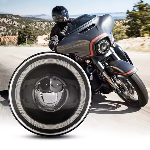 7 Inch Led Headlight For Motorcycle Led Light For Harley davidson Tour FLD Softail Heritage Street G