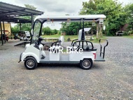 ส่งฟรี สี่ล้อไฟฟ้านั่งได้ 6-8 ท่าน รุ่น Big XT 1800W แบต 72V 20Ah (พวงมาลัยซ้าย) คันเร่งเท้าเบรคเท้า