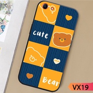 Phone Case Oppo A39 / A57 / A37 - cute bear Orange