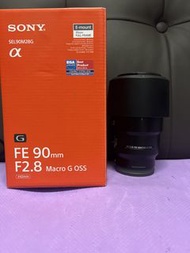 完美無瑕 全套有盒 香港行貨 Sony FE 90 90mm F2.8 Macro G OSS